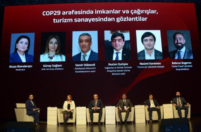 “İlin yekunları və COP-29 ərəfəsində çağırışlar” mövzusunda turizm sənaye subyektlərinin forumu təşkil olunub